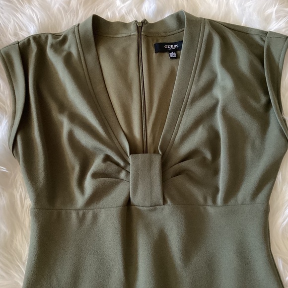 Guess Dress, Size 4, Color Olive Green - Picture 3 of 5